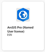 Screen shot of ArcGIS Pro tile in Company Portal